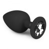 EasyToys Anal Collection Plug Bijou Diamond Noir 8 x 4cm